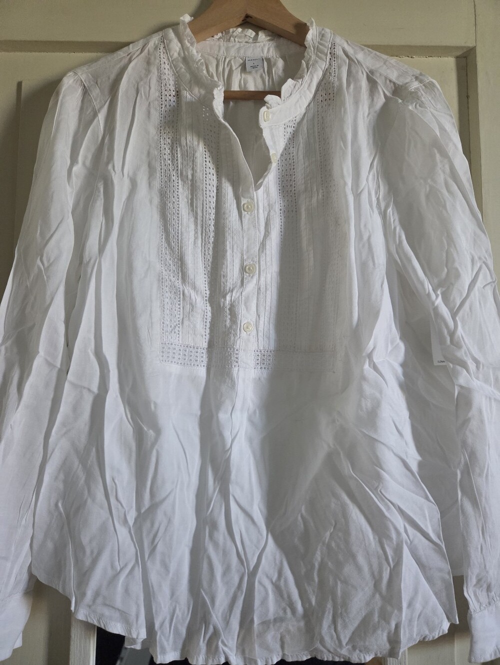 White High Neck Blouse